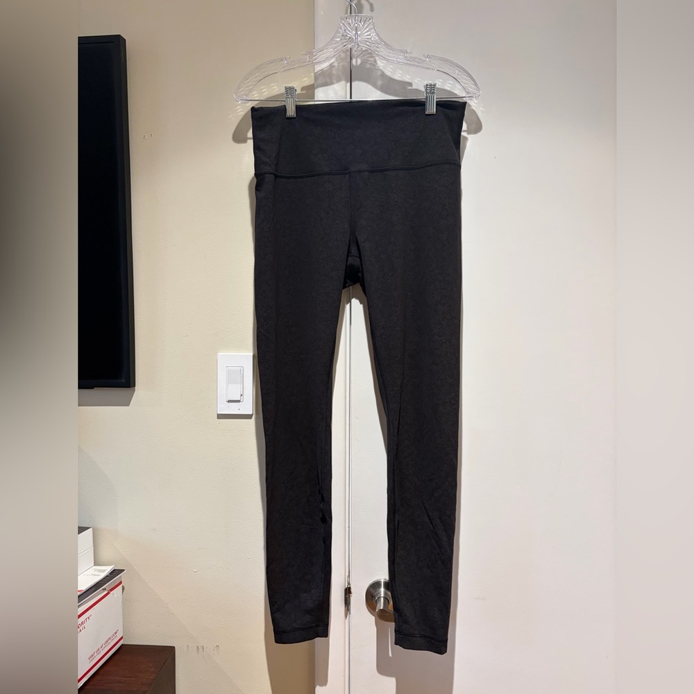 Lululemon Micro Camo Black Leggings